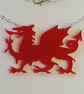Welsh Dragon Necklace - Acrylic - Image 2
