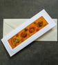 Individually Hand Crafted Textile Blank Card - Image 1