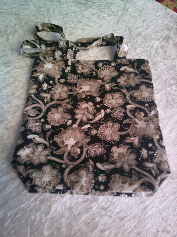 Jacobean Flowers Project Bag