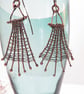 Copper Web Earrings