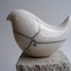 Raku glazed bird (E)