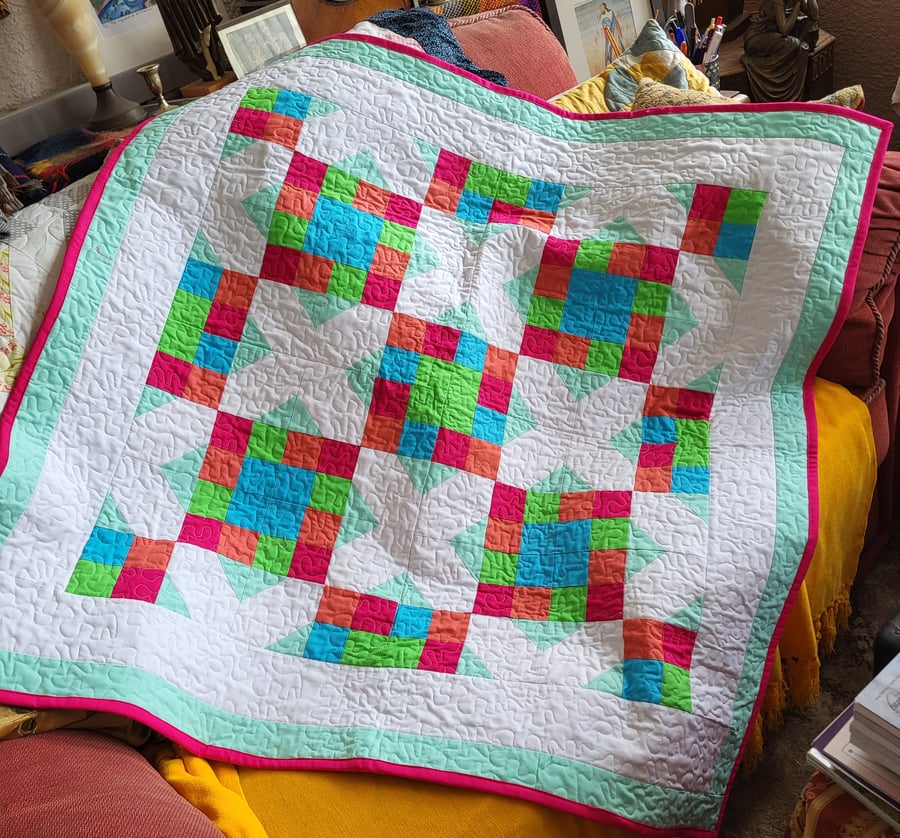 100 Percent Cotton Patchwork Quilt