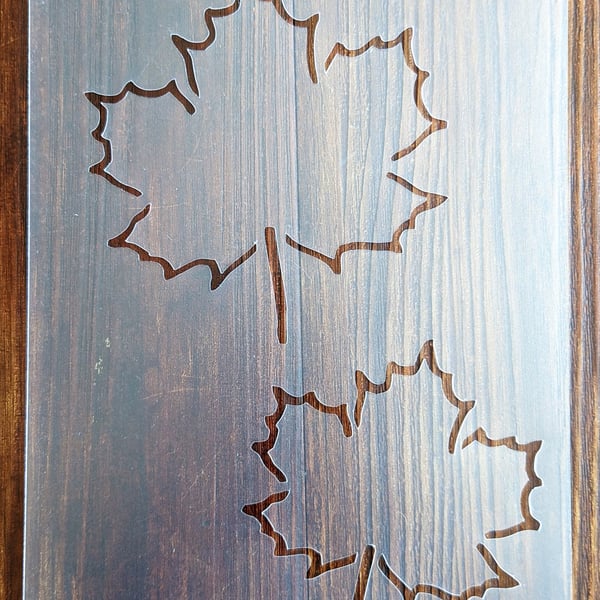 Maple Leaf Quilting Stencil A5 Mask Reusable PP Sheet for Arts & Crafts, DIY