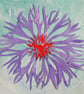 Cornflower Wooden Decoration - Image 8