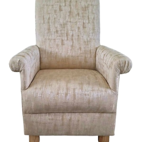 Laura Ashley Whinfell Gold Armchair Adult Ochre Chair Accent Nursery Bedroom New