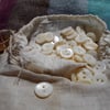 13.5mm 9 16" old size 22L VINTAGE "fresh water" PEARL 