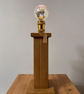 Reclaimed Oak Column Lamp