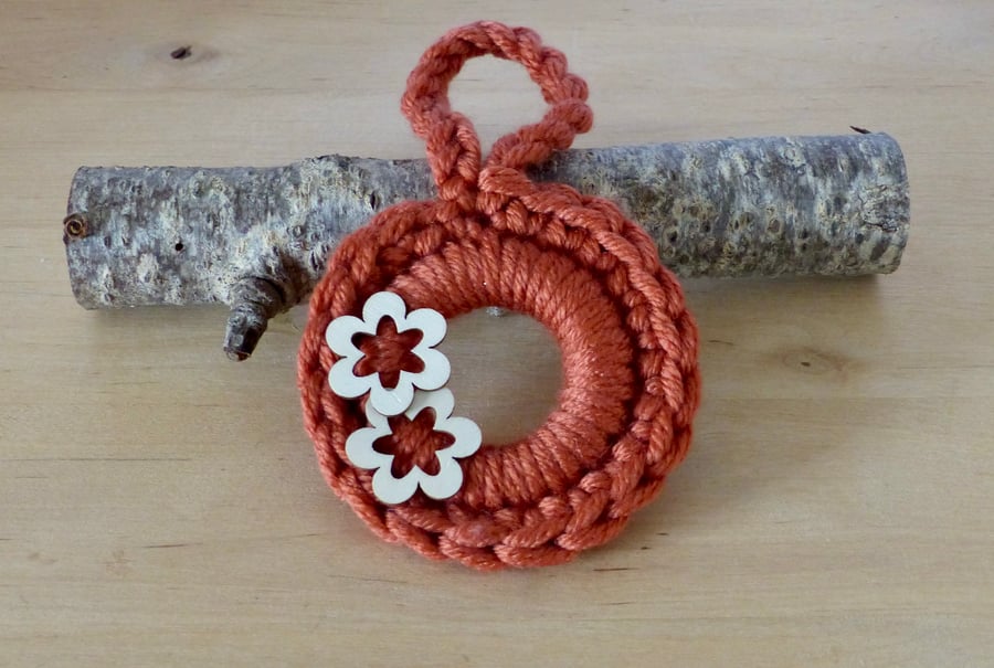 Crocheted Wreath Decoration