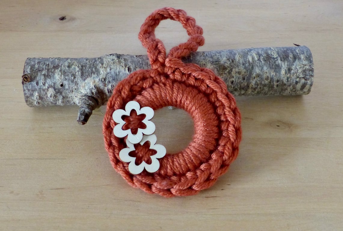 Crocheted Wreath Decoration