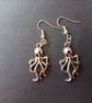 Silver dangle octopus earrings  - Image 3