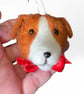 Needle felted dog bauble - Jack Russell terrier - Image 8