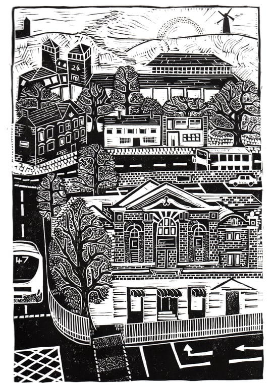 View Over Millenniums Nuneaton