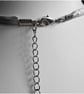 Silver Coloured Aluminium Chain lightweight Necklace - Image 5