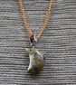 Crescent Gemstone Pendants on Gold Chain - Image 7