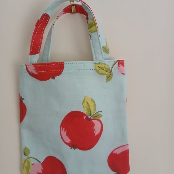 Toddler child apple tote bag