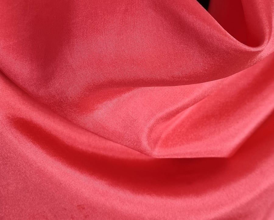 Deep Pink Pure Silk Large Square Scarf