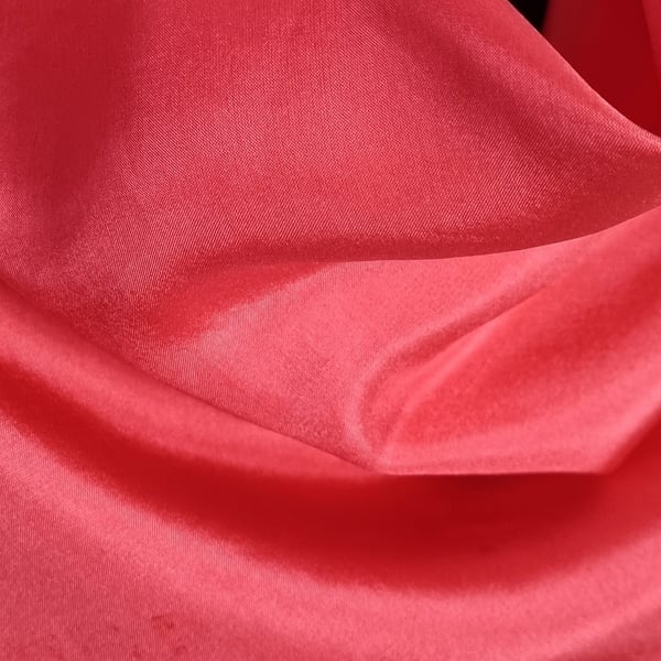 Deep Pink Pure Silk Large Square Scarf