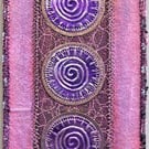 TCW2 - MINI WALL HANGING - 10cm x 20cm Lilac-Purple