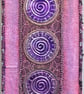 TCW2 - MINI WALL HANGING - 10cm x 20cm Lilac-Purple