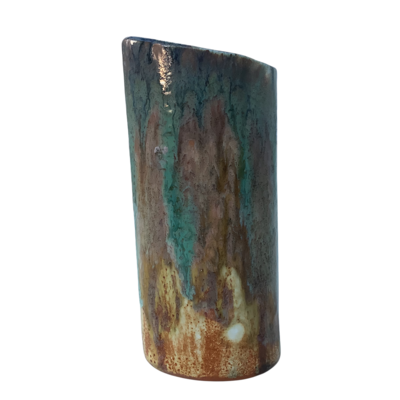 "Earthy Coloured Ornamental Vase, No.167