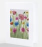 Wildflowers Watercolour Printed Greeting Cards Notelets