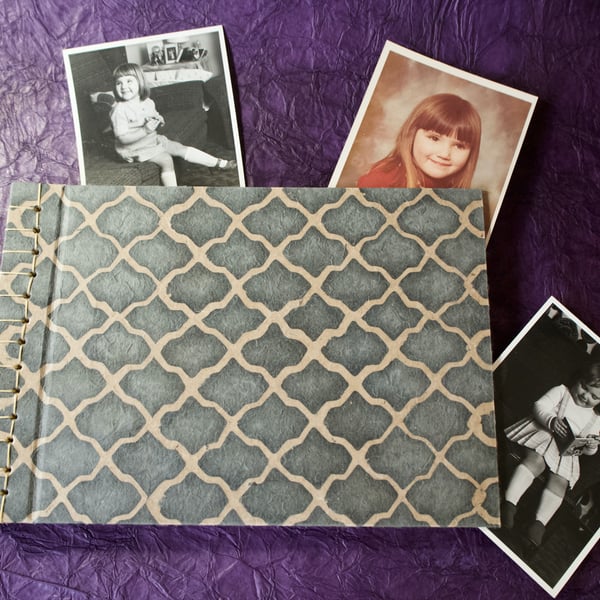 Photo album with Japanese stab binding