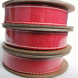 Red Denim Ribbon