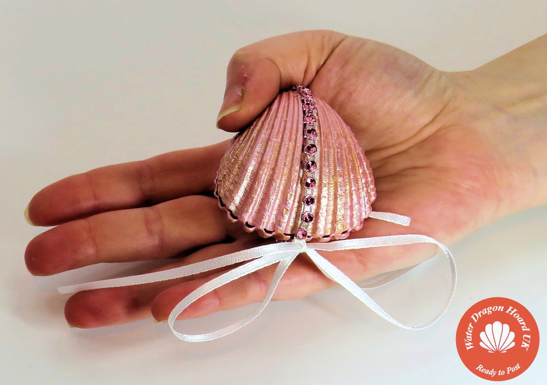 Romantic and unique pink ring box for perfect proposal to your Mermaid or Merman