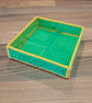 Tray for small desk items - bright  green and yellow - Image 1