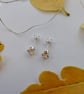 Sparkly & Autumnal simple Citrine stud earrings - Image 5