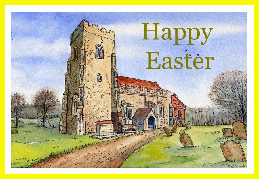 Easter Cards of Local Churches - Size A6 Set of 4 Cards