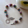 RESERVED FOR HELEN Colourful Shell Chip Bracelet (NOT FOR SALE)