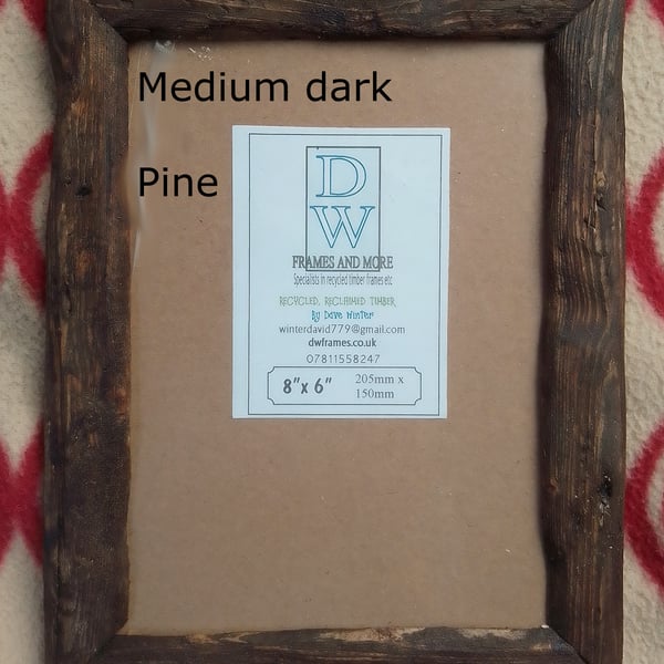 8"x 6" frames in recycled wood
