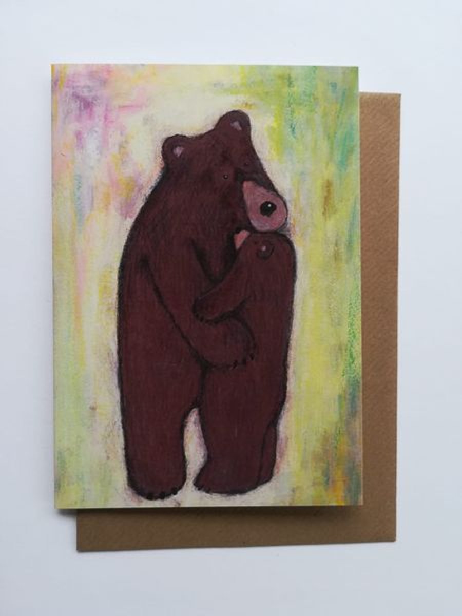 Bear Hug Greetings Card