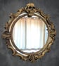 Goth Mirror 19cm Frame Baroque Style