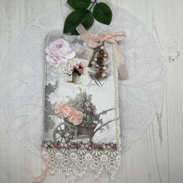 Journal - Rose and Peony by  Carolee Crafts PB10 - 0014