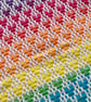 The Over the Rainbow Hearts Crocheted Blanket - Image 5