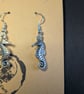 Seahorse Dangle Earrings - Handcrafted Ocean & Nautical Jewellery - Image 2