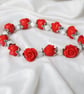 Cinnabar Rose Bracelet - Image 1