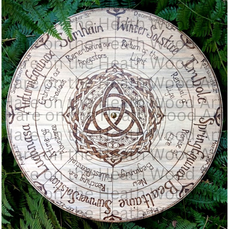 Triquetra Celtic Wheel of the year