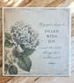 Vintage Botanical Greeting Card. Handmade Parchment Paper Card.  - Image 4