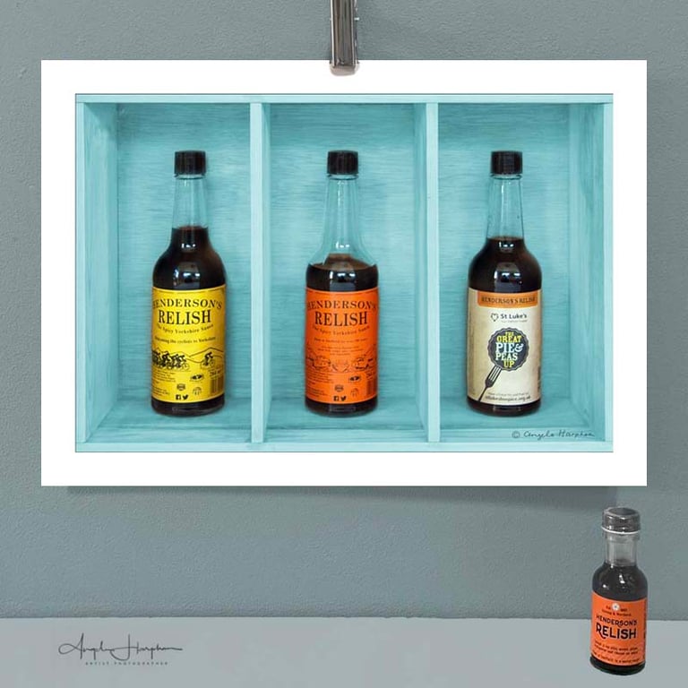 Colour Photograph A4 Hendersons Relish- Triple Hendos - Unmounted