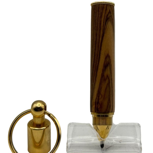 Keyring Pen - Olivewood