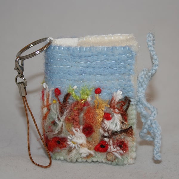 Harvest Mini Notepad, Charm, keyring - Folksy