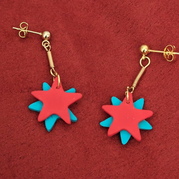 Overlapped polymer clay stars