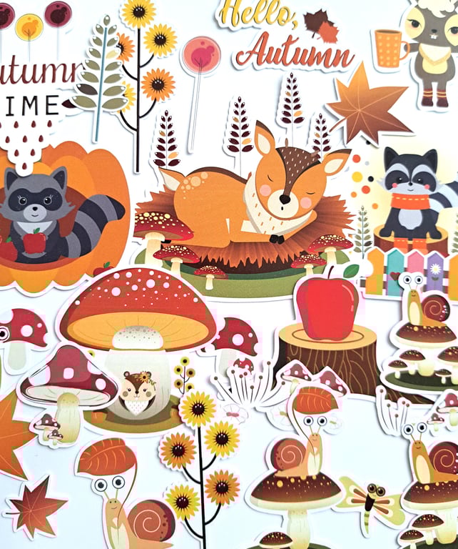 Autumn die cuts pumpkin patch friends, card toppers embellishments