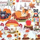 Autumn die cuts pumpkin patch friends, card toppers embellishments