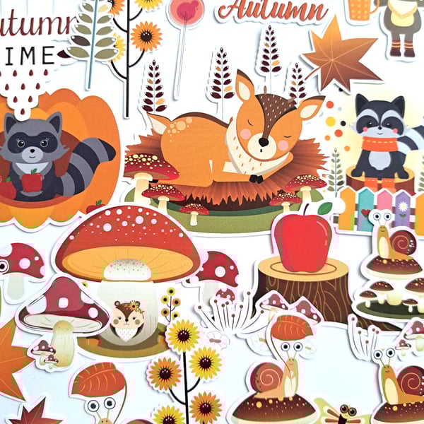 Autumn die cuts pumpkin patch friends, card toppers embellishments