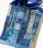 Blue Beaded Embroidered Bag Kit - Image 1