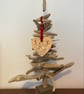 Snowman Wrapped in Fairy Lights Christmas Decoration  - Image 4